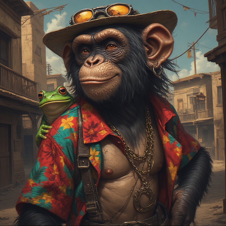 ChimpBonkFrog Art
