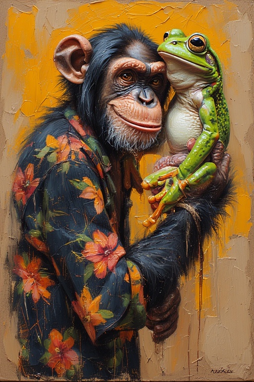 ChimpBonkFrog Art