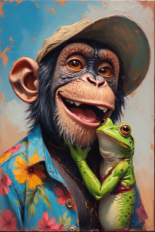 ChimpBonkFrog Art