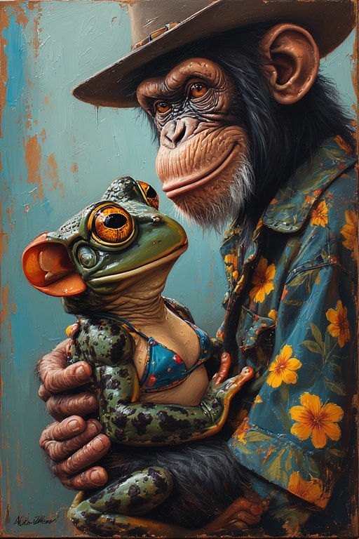 ChimpBonkFrog Art