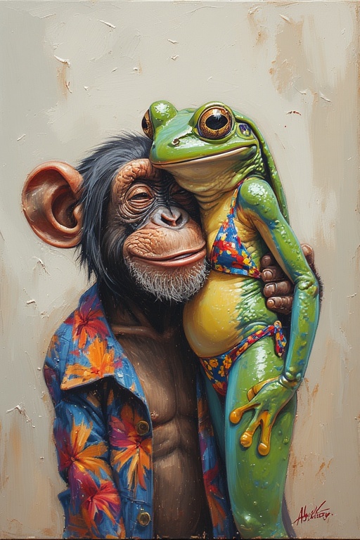 ChimpBonkFrog Art