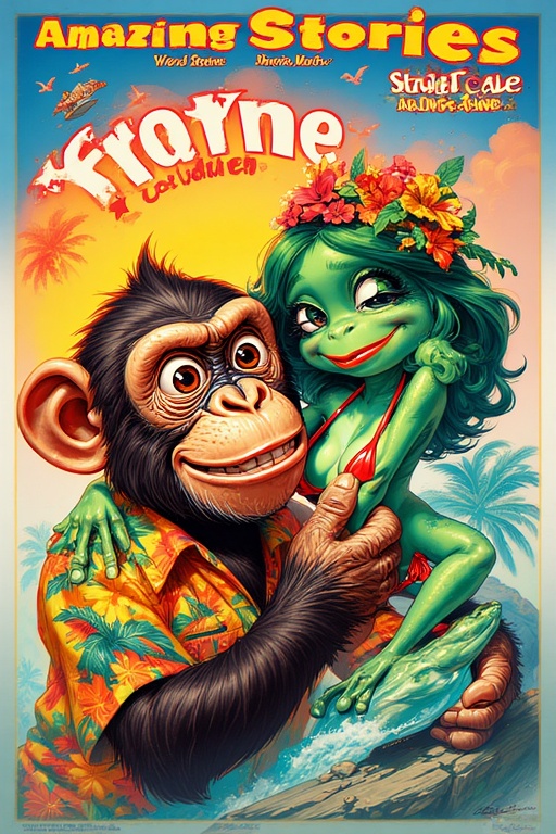 ChimpBonkFrog Art