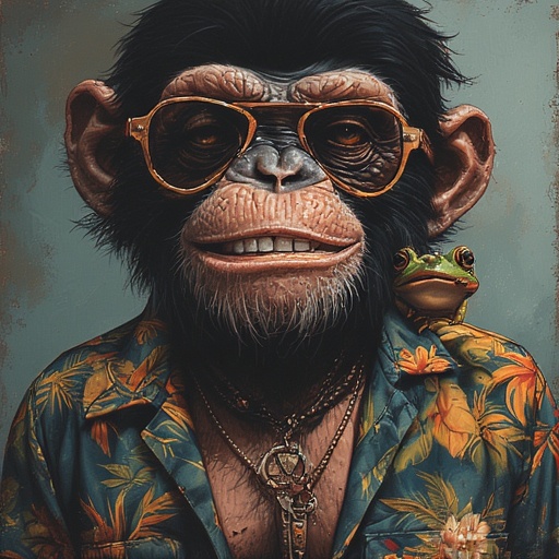 ChimpBonkFrog Art